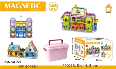 强磁性立体积木138PCS - OBL700654