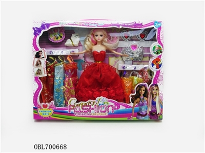 11.5寸实身芭比娃娃 - OBL700668