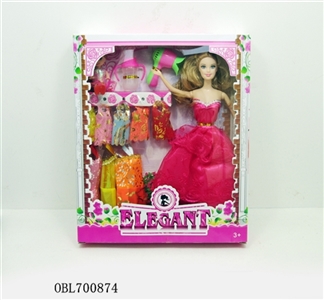 11.5寸实身芭比娃娃 - OBL700874