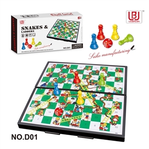 Folding type magnetic snake chess - OBL701021