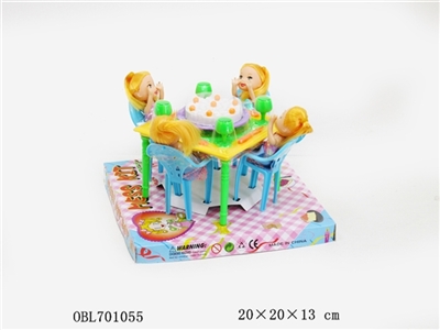 实身芭比餐桌套 - OBL701055
