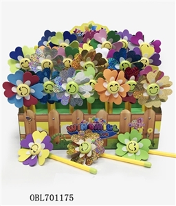 180 only 1 box of three smiling face mixed 1 box of windmills - OBL701175