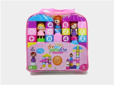 美少女积木38PCS - OBL701256