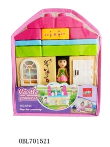 54PCS梦幻女孩欢乐别墅 - OBL701521