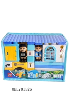 52PCS城市警察积木系列 - OBL701526