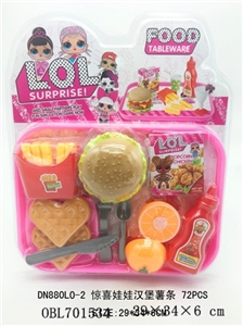Surprise doll hamburgers French fries - OBL701534