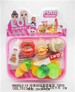 Surprise fruits and vegetables suit the doll - OBL701544