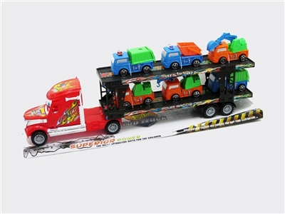 Inertial tow head car tow 6 back to truck (red and blue color combination 2) - OBL701545