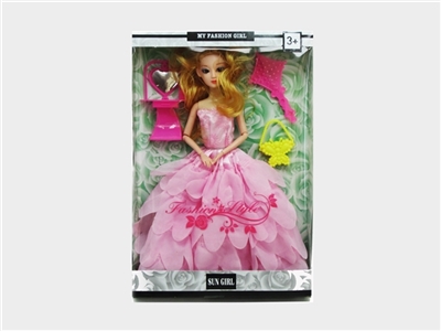 11寸实身9关节芭比娃娃 - OBL701555