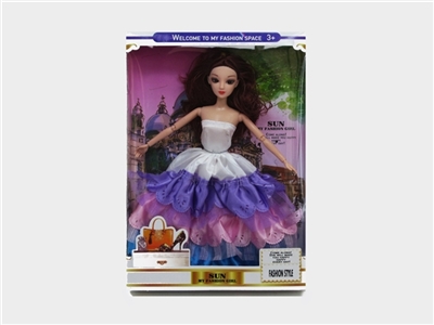 11寸实身9关节芭比娃娃 - OBL701556