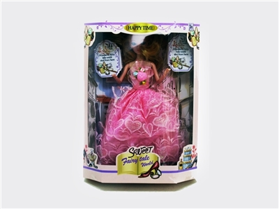 11寸实身9关节芭比娃娃 - OBL701562