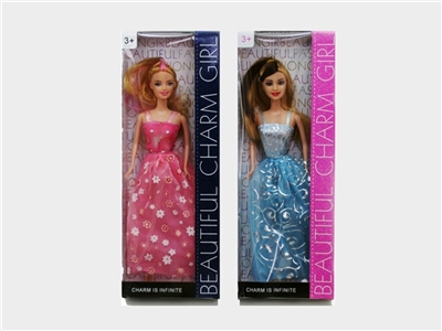 11寸实身活手芭比娃娃二款混装 - OBL701566