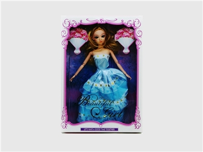 11寸实身9关节芭比娃娃 - OBL701569