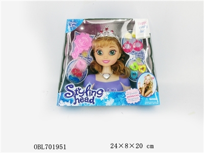 冰雪公主半身化妆头 - OBL701951