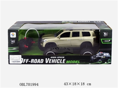 1:12 4 through simulation Toyota cross-country window rand cool LuZe remote control a vehicle lighti - OBL701994