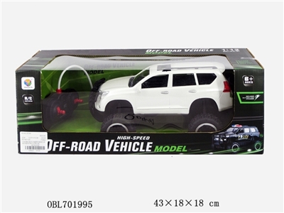 1:12 4 through simulation Toyota cross-country window prado with electric remote control remote cont - OBL701995