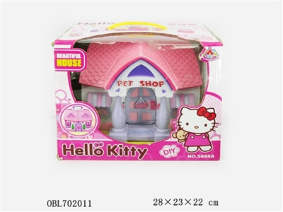 KT cat doll house villa - OBL702011
