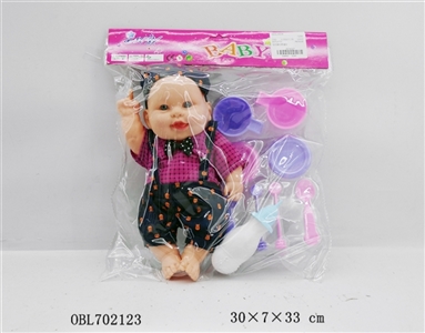 12寸搪胶表情娃 - OBL702123