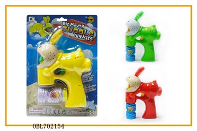 Real mini er joy rabbit painted with music three lights flashing single bottle water bubble gun - OBL702154
