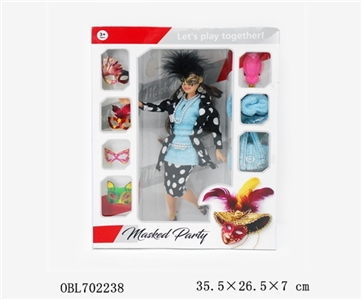 12.5寸白色皮肤芭比娃娃 - OBL702238