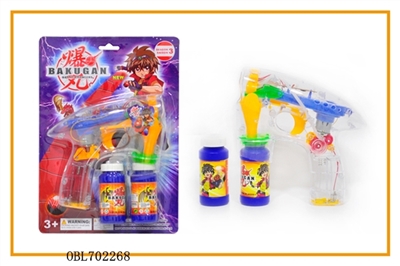 Transparent tape music four lights flashing detonation pill bottles of water bubble gun - OBL702268
