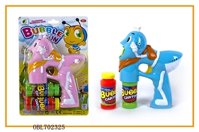 Solid color ants elves paint with music blue lights two bottles of water bubble gun - OBL702325