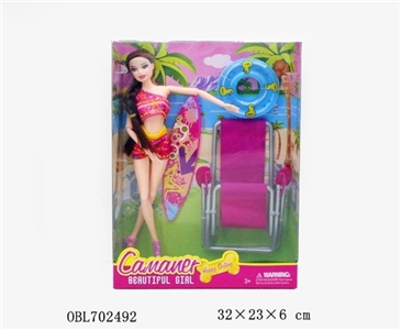 芭芘配沙滩椅 - OBL702492