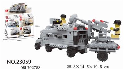 中卡火炮牵引车【12小款混】  381PCS - OBL702788