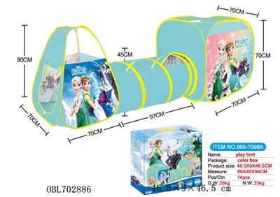 Triad ice colors tents fit tunnel tube play house - OBL702886