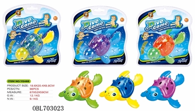 Diving the tortoise with lights - OBL703023