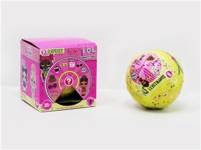 LOL third generation surprise 3.5 -inch doll, 10 cm hand bounce the ball, nine surprise, eight doll - OBL703118