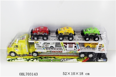 Inertial tow head double slide carrying three suv + 3 only taxi cars - OBL703143