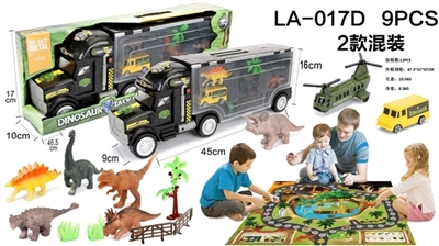 Drag head with dinosaurs alloy car - OBL703195