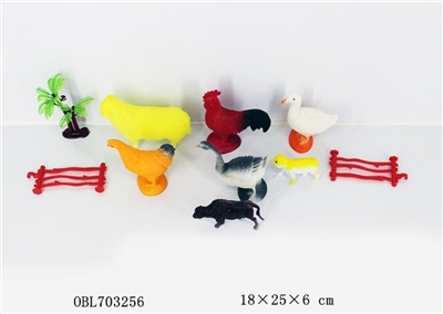 The simulation of farm animals only seven - OBL703256