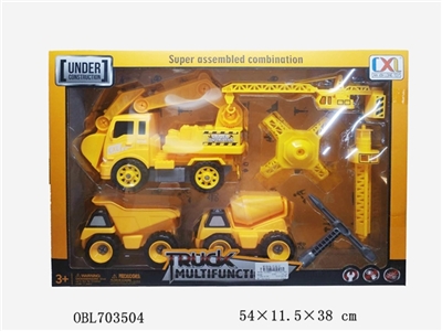 Diy engineering vehicle set - OBL703504