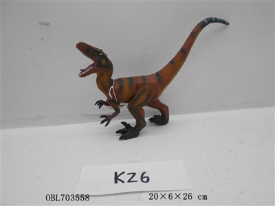 Six 8-11 inch solid dinosaurs/PVC - OBL703558