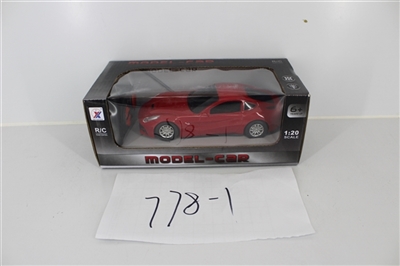 Four-way simulation car (ferrari, F12, bring forward the lamp) 1:20 - OBL703597