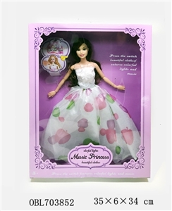 9关节灯光音乐芭比套装 - OBL703852