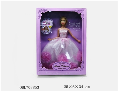 9关节灯光音乐芭比套装 - OBL703853