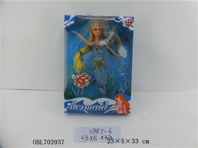 11.5寸实身美人鱼芭比 - OBL703937