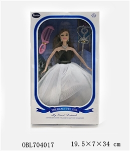 窗盒11寸实身芭比，2款混 - OBL704017