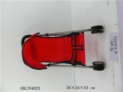 银黑色铁制玩具推车 - OBL704023