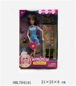 11寸关节水晶目芭芘配饰品吸塑 - OBL704141