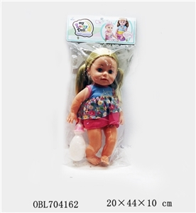 卡头订PVC袋14寸尿娃（3款混装） - OBL704162