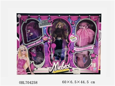 11.5寸时尚关节芭比套装 - OBL704258