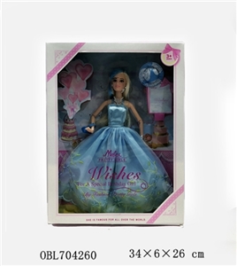 11.5寸实身关节时尚芭比/2款混装 - OBL704260