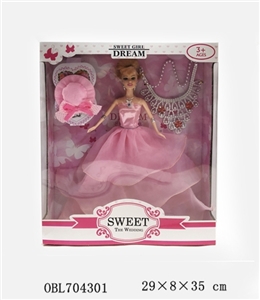 11寸时尚芭比娃娃（两款混装） - OBL704301