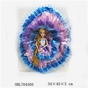 11寸婚纱芭比拖尾 - OBL704305