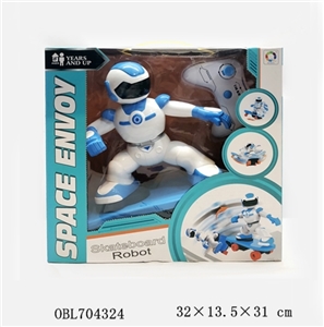 2.4 GH2 remote control stunt skateboard astronauts (bag) - OBL704324