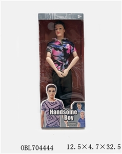 11寸实心活动关节男人娃娃（开窗盒） - OBL704444